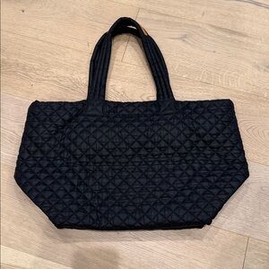 MZ Wallace Large Metro Tote Black Travel Weekend Bag Modern Chic ~ Tote Only